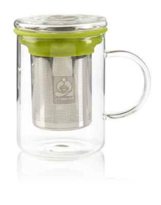Remi Glass Tea Mug with Stainless Steel Infuser